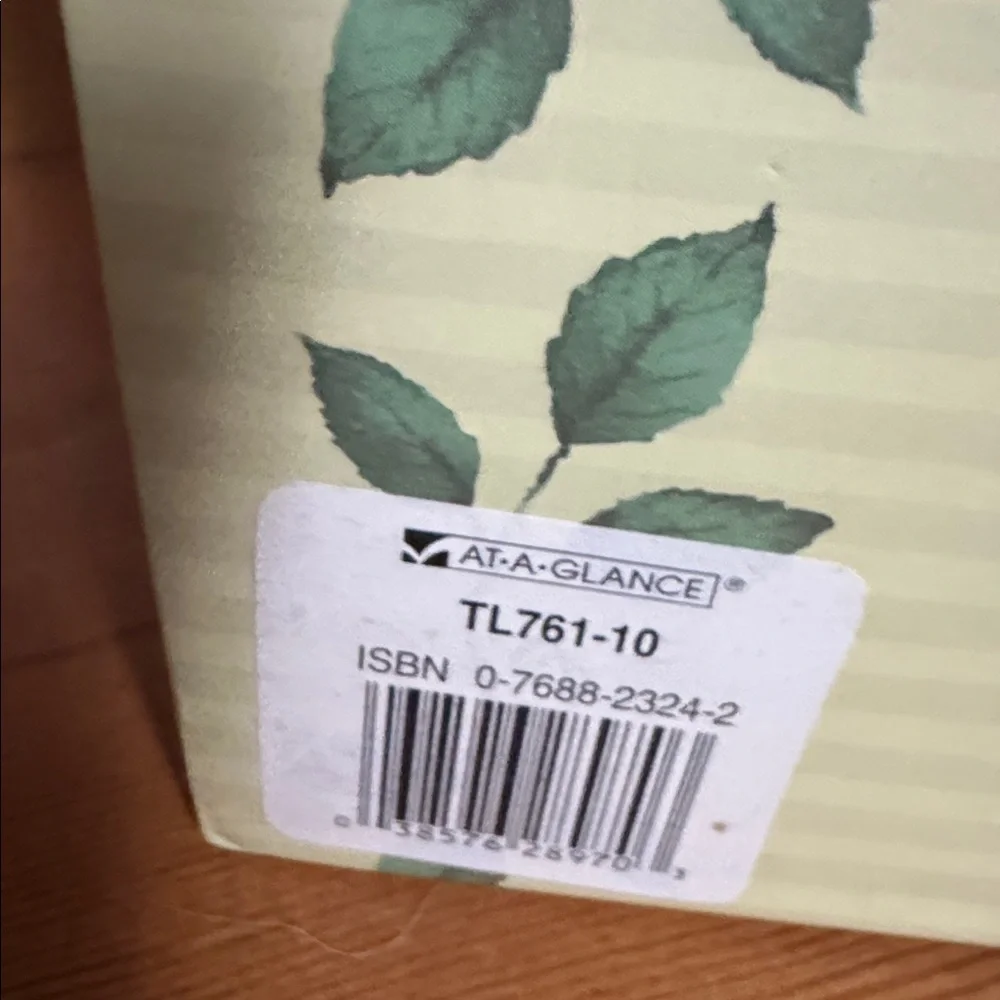 🆕 At A Glance Green Leaf Patterned Address, phone number & more Binder Album